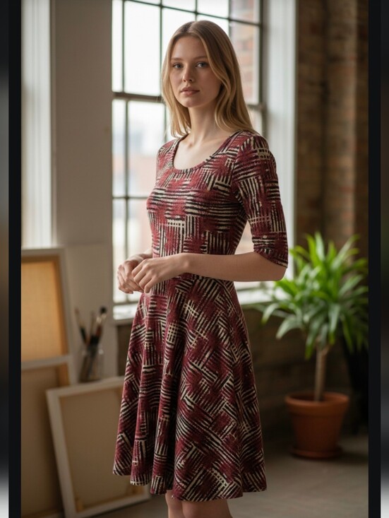 LuLaRoe Dresses & Skirts - NEW! LuLaRoe Nicole skater dress. Medium